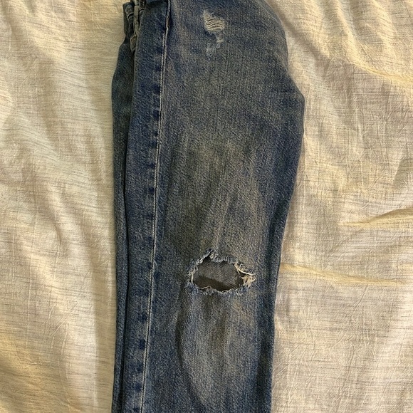 Gap kids distressed full length overalls - sz LG- perfect condition - never worn - Picture 3 of 4